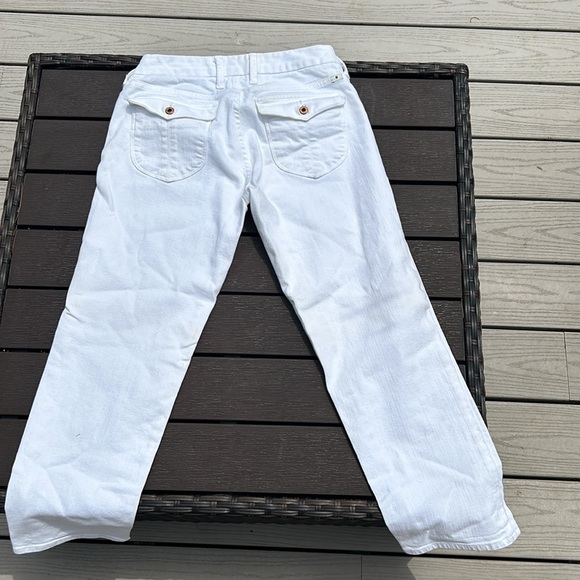 Women’s lucky white sweet, jean crop size 4/27 - Picture 2 of 5